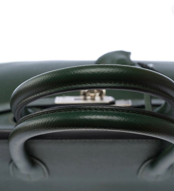 Image 1 of Sac HERMES Birkin 30 en Cuir Vert - 103577