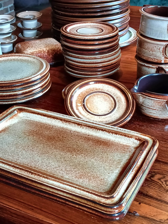 Image 1 of Vintage jaren 70/80 servies 84- delig 