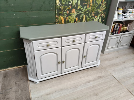 Grey/Green Sideboard – Wood (photo 5 of 8)