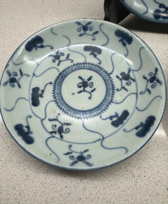 Image 1 of 3 piatti della dinastia Qing