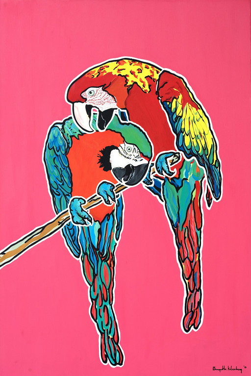 Painting Of Macaws