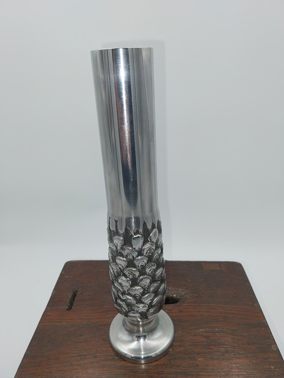 Image 1 of 1 x BMF-Vase aus Edelstahl, 26 cm hoch