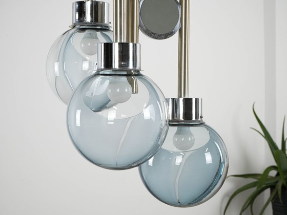 Image 1 of Lustre de style futuriste, verre de Murano, années 1970, fabriqué en Italie