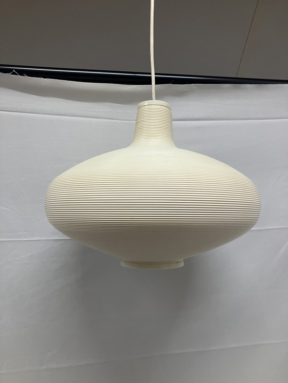 Image 1 of Vintage jaren 60 Rotaflex hanglamp met originele plafondkap!