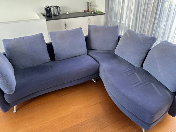 Image 1 of Canapé d'angle Rolf Benz 2500 (2007) avec pouf