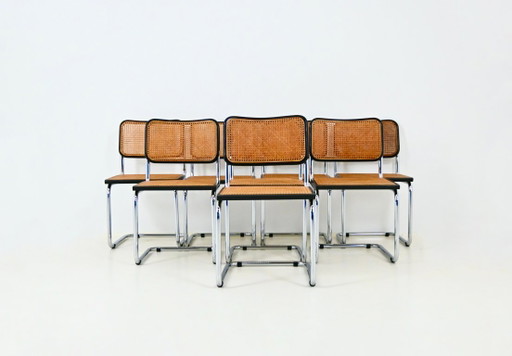 Chaises de salle à manger Style B32 de Marcel Breuer, Lot de 8