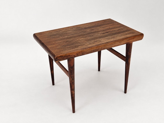 Tavolino in palissandro di Johannes Andersen, CFC Silkeborg, Danimarca, anni '60 – Tavolini, Legno (photo 7 of 20)