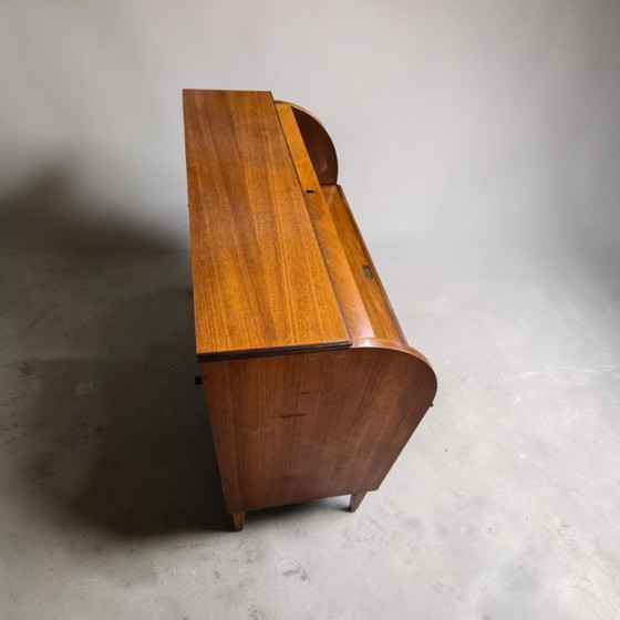 Mid Century Teak Sekretär Schreibtisch Schrank Egon Ostergaard 1960er – Svensk Möbelindustri (MSI), Kommoden (photo 11 of 13)