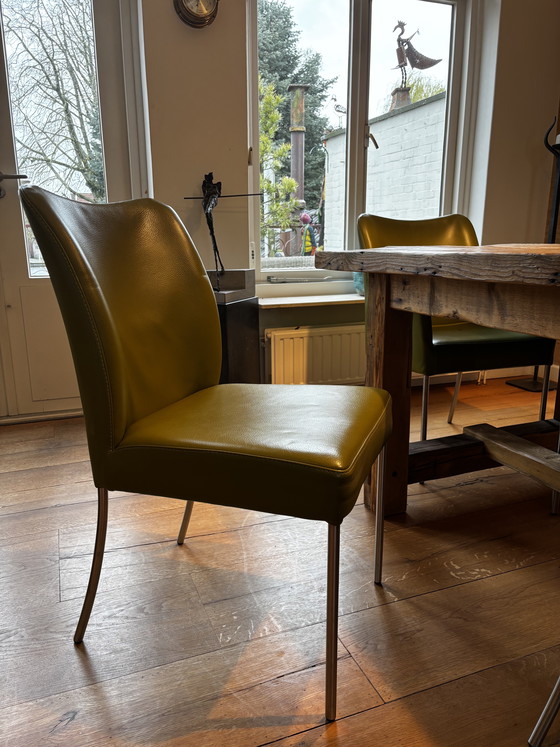 Image 1 of 6 eetkamerstoelen Bert Plantagie