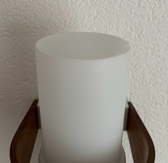Applique vintage Philips Louis Kalff anni '60 – Vetro, Legno (photo 11 of 14)
