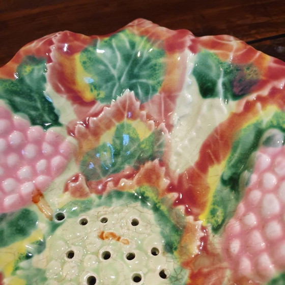 Image 1 of Scolapasta in ceramica colorata 28 cm