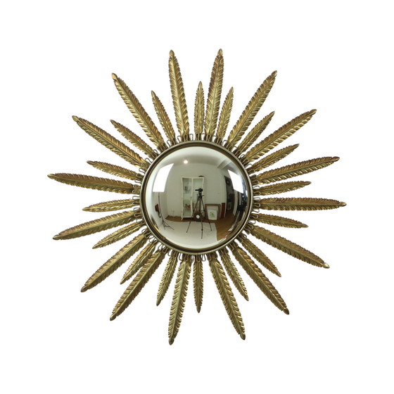Image 1 of Mid - Century Sun Mirror Deknudt