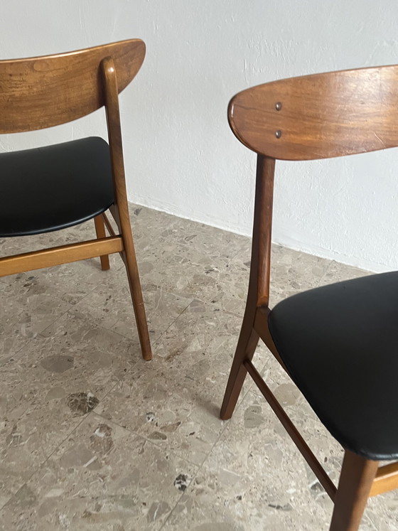 Image 1 of 4x Original “Farstrup Møbler Model 210 1950s” Dining Chairs