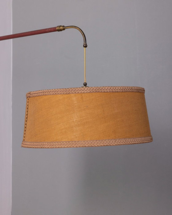 Image 1 of LAMPADA DA PARETE VINTAGE ANNI 50 REGOLABILE IN OTTONE DESIGN ITALIANO