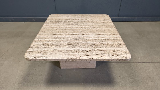 Image 1 of Vintage travertine coffee table, 1970s 