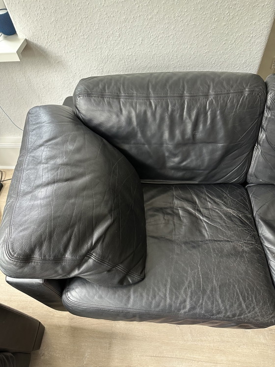 2 sofás De Sede, de piel negra, serie DS-17 – Sofás de 2 plazas, Leather (photo 8 of 8)