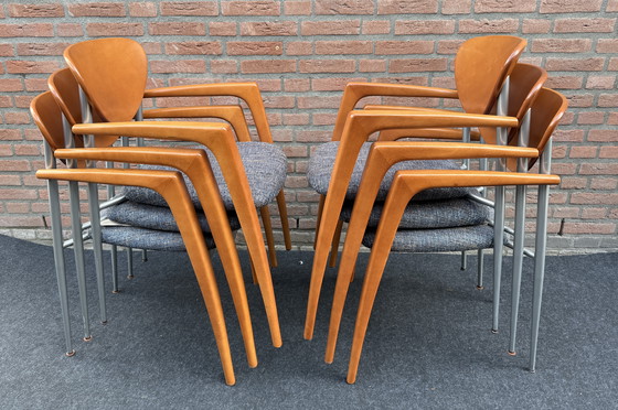 Image 1 of 6 x Memphis Style Stühle