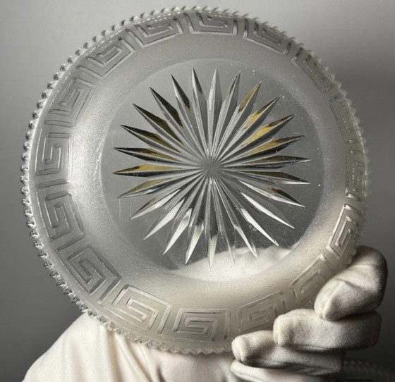 Image 1 of 4 Teller Baccarat 2/2 in antikem griechischem Schlüssel