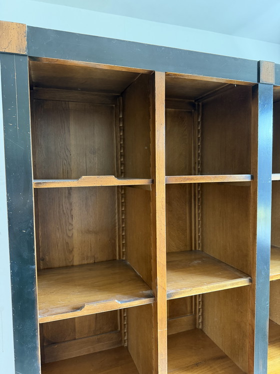 Wooden Bookcase + Desk – Metal (photo 5 of 8)