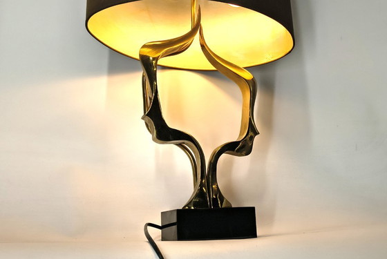 Image 1 of Bronze table lamp by Willy Daro, 1970s