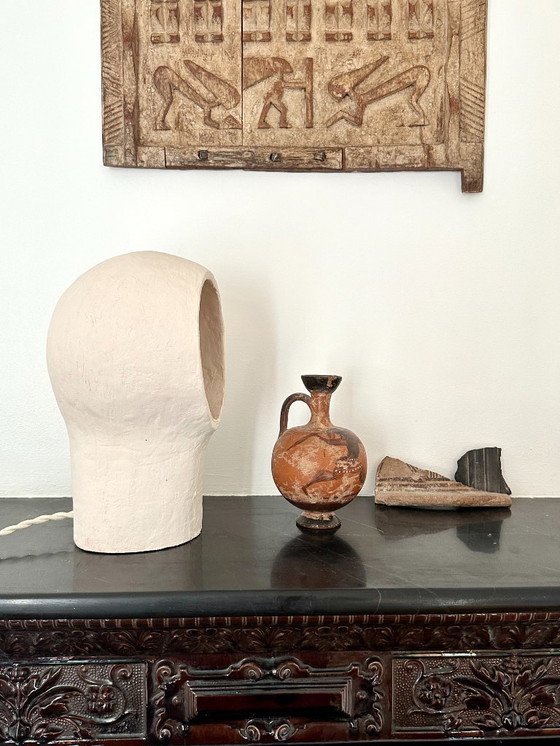 Image 1 of  French contemporary ceramic lamp, "Nuvole" by Renzo Maar