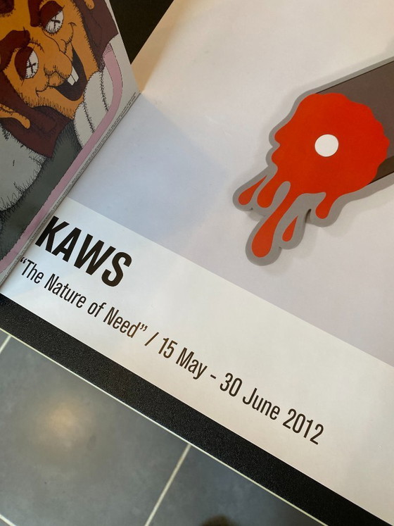 Image 1 of Kaws Print Poster The Nature of Need Galerie Perrotin, Hong Kong 2012