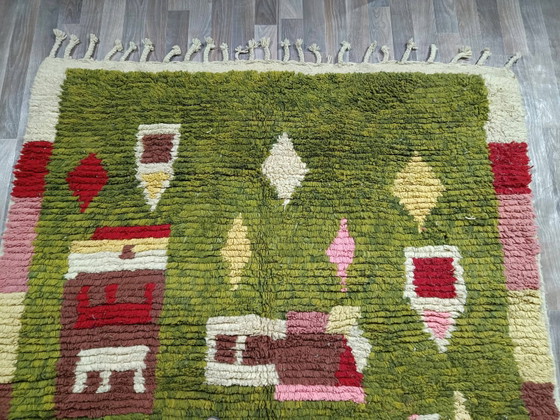 Handgefertigter marokkanischer Wollteppich, große Größe 250x150 cm, handgefertigt. – Teppiche & Läufer, Wool (photo 9 of 11)