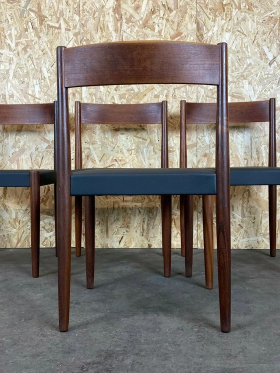 Image 1 of 4x 60s 70s Teak Chairs Dining Chair Poul M. Volther Frem Røjle