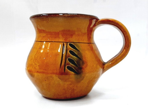 Pichet vintage en céramique émaillée