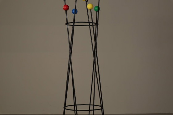 Image 1 of Freestanding Coat and Hat Stand in the Style of Roger Féraud