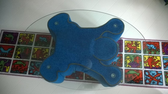 Bretz / Cultsofa - Mesa de centro Keith Haring azul – Bretz Cultsofa, Mesas de centro, Textile (photo 18 of 18)
