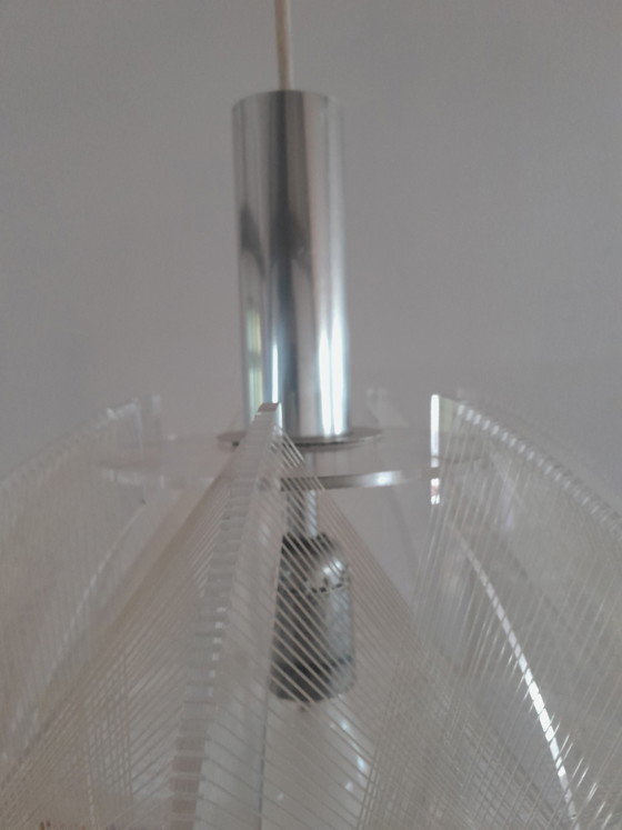 Lámpara colgante Paul Secon – Lámparas colgantes, Plexiglass, Chrome (photo 7 of 12)