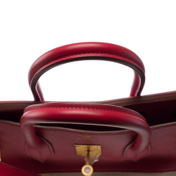 Image 1 of Birkin 35 in Pink Canvas