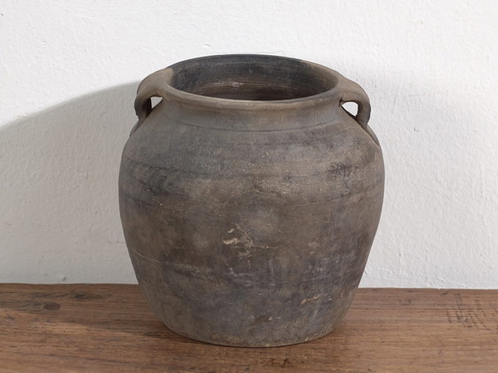 Pequeño jarrón de cerámica antiguo (c.1900) #4 – Jarrones (photo 38 of 40)
