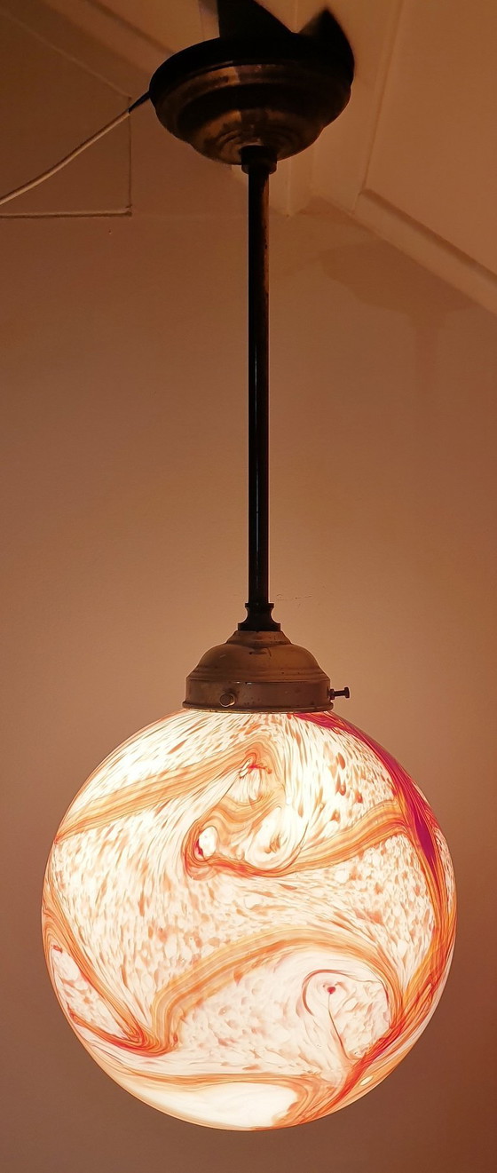 Image 1 of Vintage Art Deco Stijl Hanglamp
