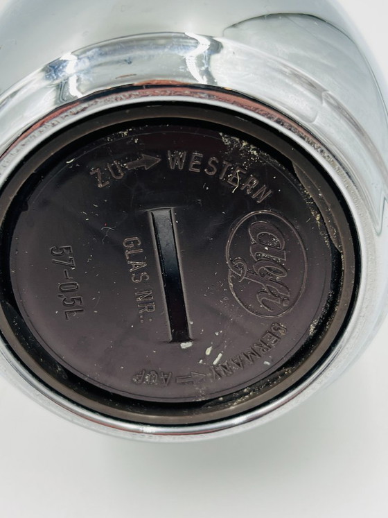 Image 1 of Vintage chrome-plated Alfi thermos carafe from Germany