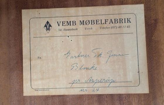 Grande Tavolo da pranzo danese per 10 persone di Vemb Mobelfabrik, anni '60 – Tavoli da pranzo, Legno (photo 11 of 15)