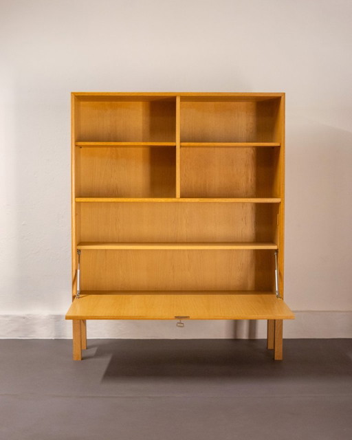 Oak Higboard or Shelving by Marian Grabińsky for Ikea Möbel, Sweden, 1960's