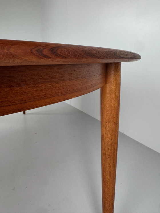 Image 1 of Tavolo da pranzo allungabile in teak di Skovmand & Andersen – Eleganza danese di metà secolo