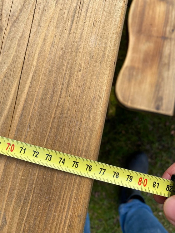 Image 1 of Robusto conjunto de jardín rústico de madera maciza con forma de tronco de árbol / cabaña