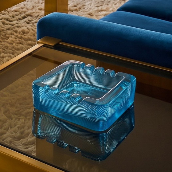Cenicero azul de los años 70 de Sergio Asti para Arnolfo di Cambio. Hecho en Italia – Objetos decorativos (photo 3 of 7)
