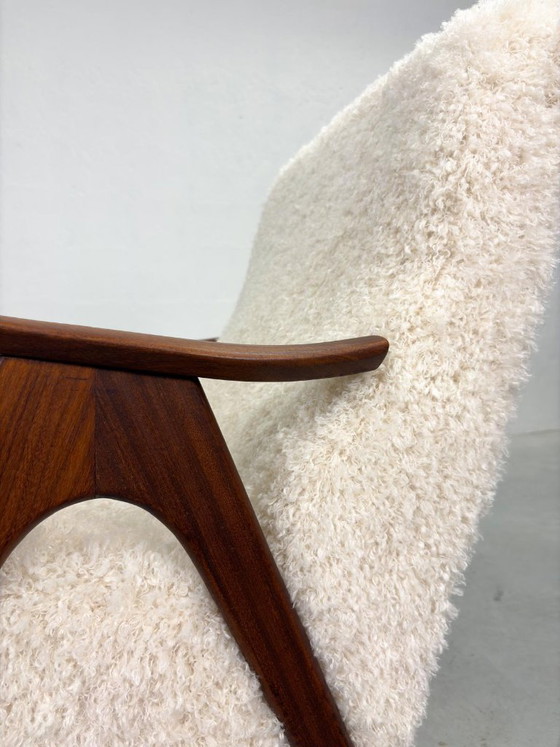 Poltrona in stile metà secolo con tessuto soffice – Poltrone, Wood (photo 13 of 16)