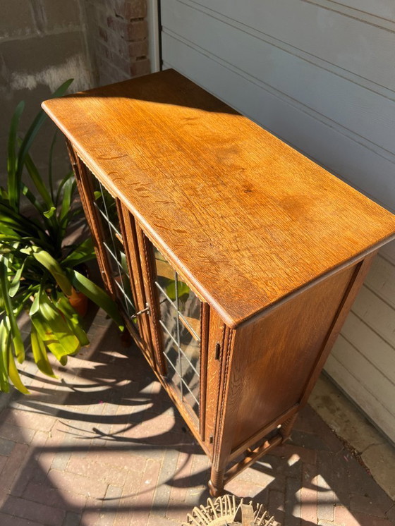 Image 1 of Bellissima vetrina/libreria/mobile bar inglese antico/vintage