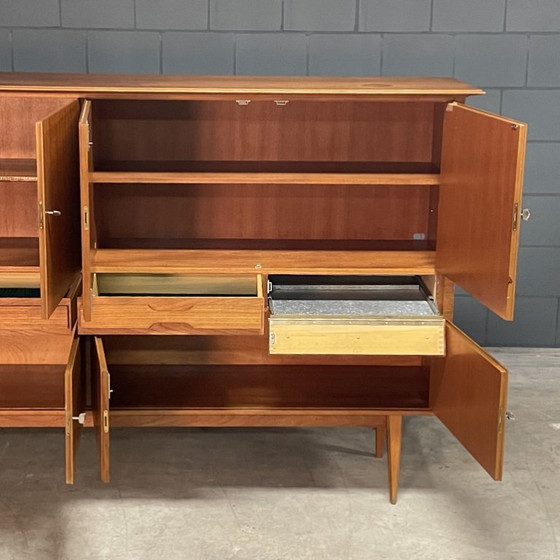 Vintage Deens Design Highboard – Teakhout – Jaren 60 – High boards, Wood (photo 5 of 16)