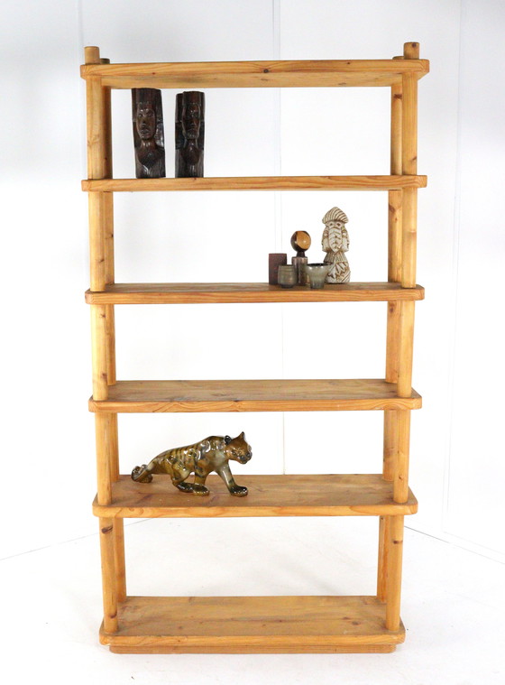 Image 1 of Pine Bookcase Vintage 'Mennersbach'