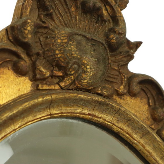 Image 1 of Specchio Deknudt in foglia d'oro di metà secolo