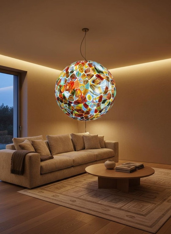 Image 1 of Lampadario Murano a sospensione 52 cm 