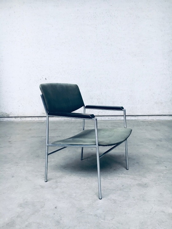 Image 1 of Midcentury Modern Dutch Design Armchair by Gijs Van Der Sluis, Netherlands 1960s
