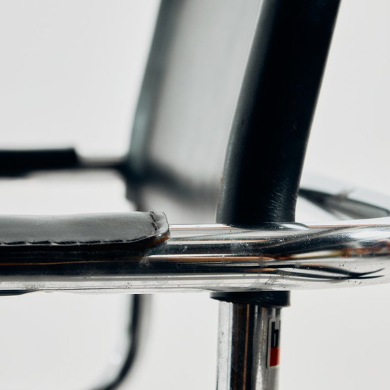 MK12000 Oostenrijkse Blaha fauteuil – Leather, Metal (photo 7 of 19)