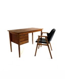 Vintage teak Danish desk, 1960s
